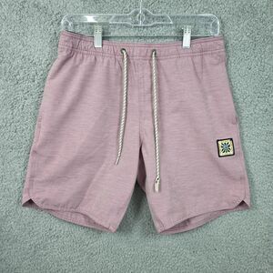 Vissla Seven Seas Board Shorts Mens Small Pink Ecolastics Surf Swim Trunks